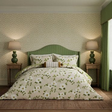 Poets Rose Linen Duvet Cover Set