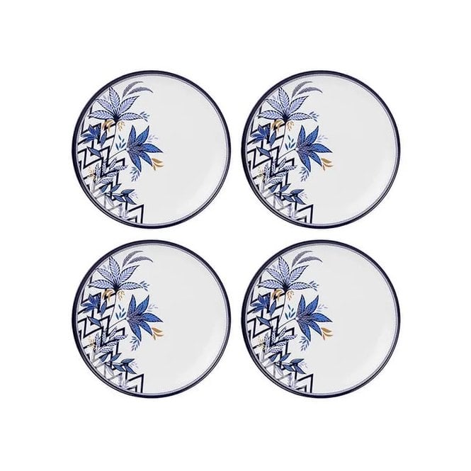 Sara Miller Anniversary Decorated Plates - Set of 4