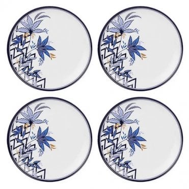 Anniversary Decorated Plates - Set of 4