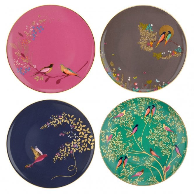 Sara Miller Chelsea Cake Plates - Set of 4