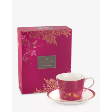 Chelsea Tea Cup & Saucer - Pink