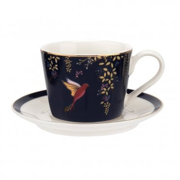 Navy Chelsea Tea Cup & Saucer