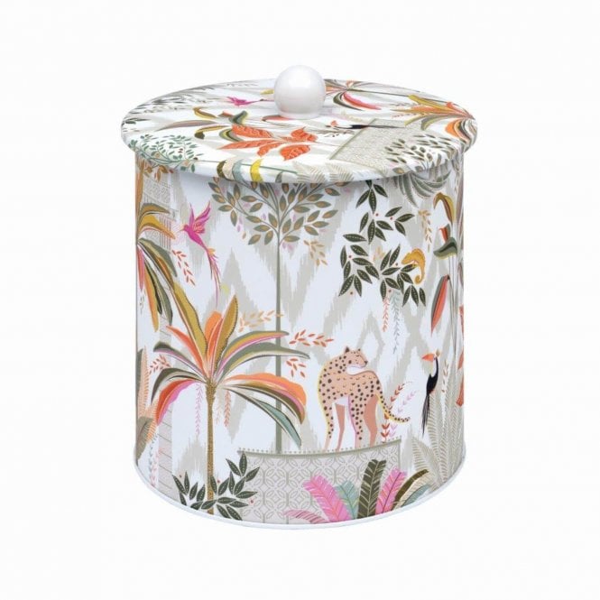 Sara Miller Palm Garden Biscuit Barrel