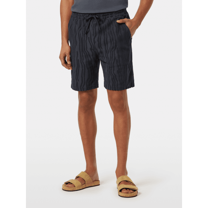 Scotch & Soda Cotton Terry Jacquard Shorts