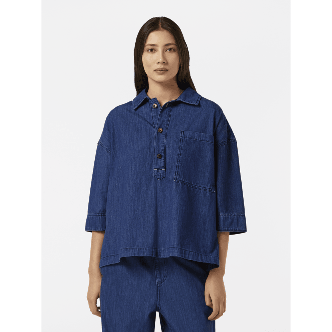 Scotch & Soda Lightweight Denim Popover Shirt