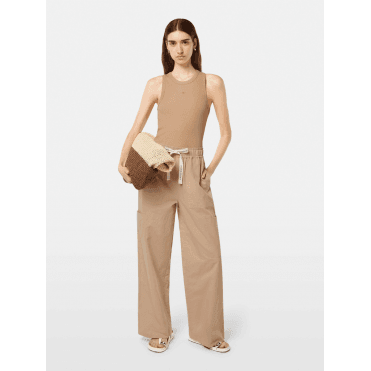 Noa High-Rise Wide-Leg Cargo Pant