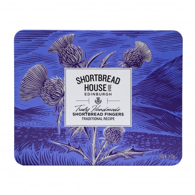 Shortbread House of Edinburgh 340g Tin of Truly Handmade Original Recipe Shortbread Fingers