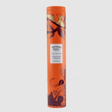 Eden Range Tin of Truly Handmade Shortbread Biscuits with Chocolate & Orange - 250g
