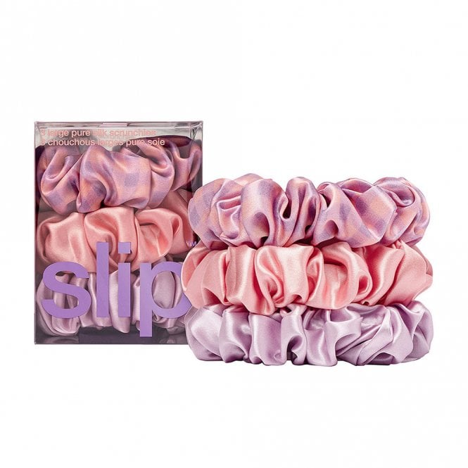 Slip Pure Silk Large Scrunchies - Set of 3