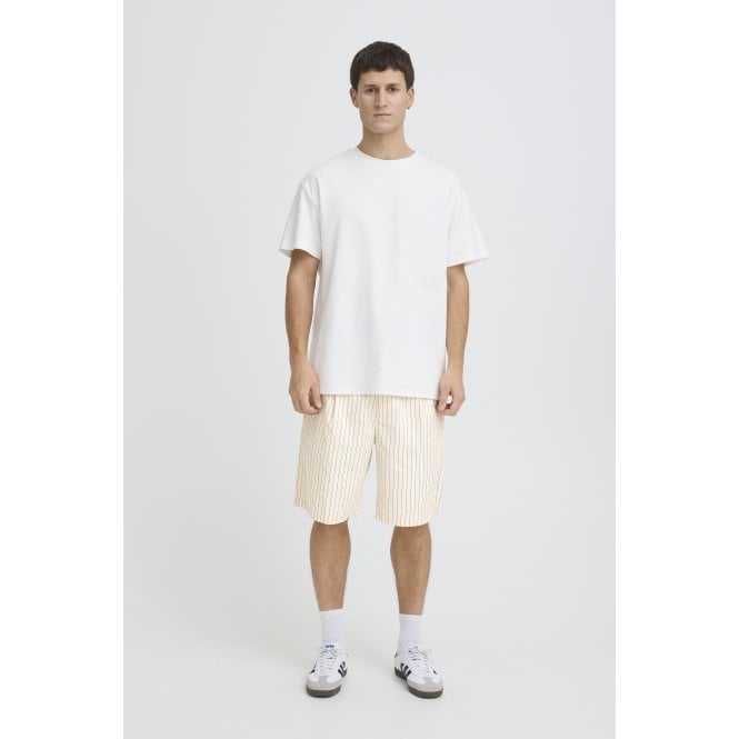 !Solid SDAlann Striped Shorts