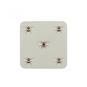 Bees Coasters - Set of 4