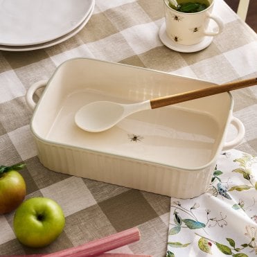 Bees Stoneware Roasting Dish