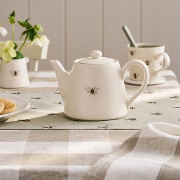 Bees Stoneware Teapot