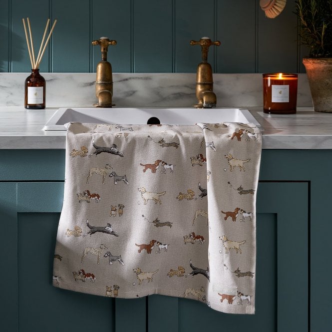 Sophie Allport Doggy Daycare Tea Towel