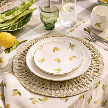 Lemons Stoneware Side Plate