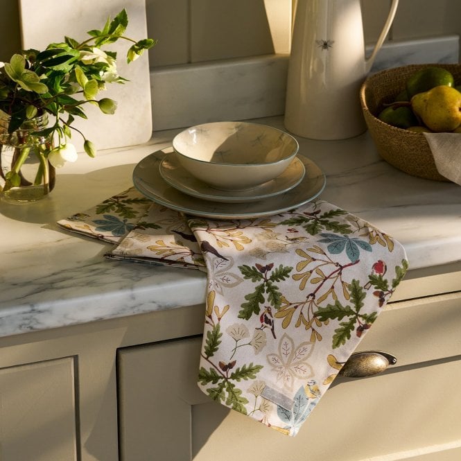 Sophie Allport Orchard Birds Tea Towel