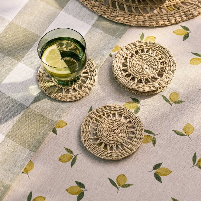 Sophie Allport Rush Lattice Coasters - Set of 4