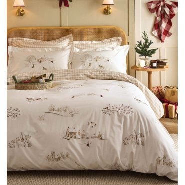 Winter Scene Duvet Cover Set