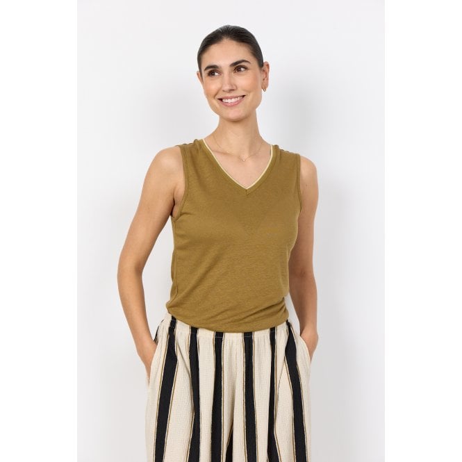 Soyaconcept SC-Emel 2 V-Neck Sleeveless Top