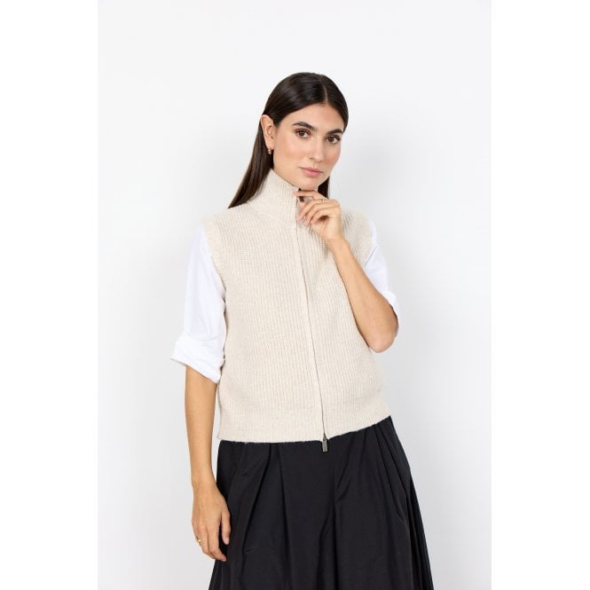 Soyaconcept SC-Gith 1 Textured Knit Waistcoat