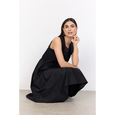 SC-Netti 107 Sleeveless Ruched Dress
