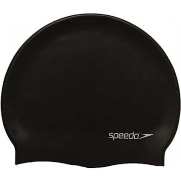 Plain Flat Silicone Swimming Cap