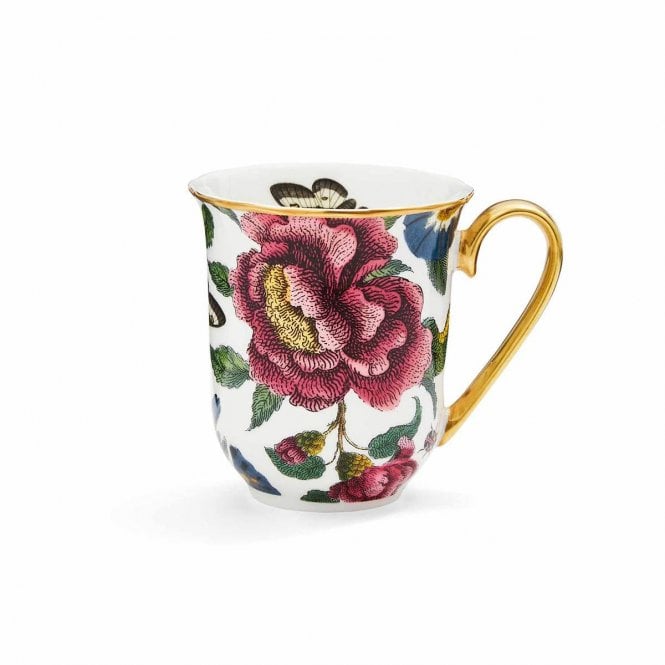 Spode Creatures of Curiosity White Floral Mug