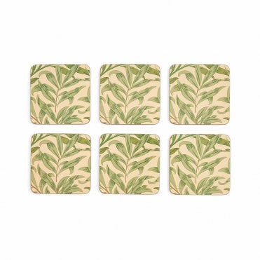 Morris & Co. Willow Bough Coasters - Set of 6