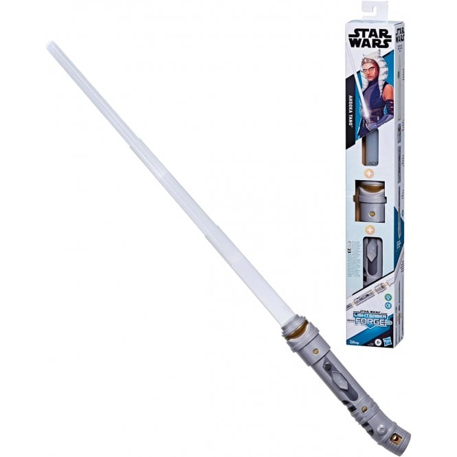 Star Wars Lightsaber Forge Ahsoka Tano, White Customisable Electronic Lightsaber