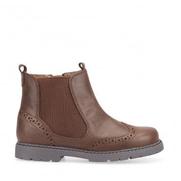Chelsea leather zip-up boots