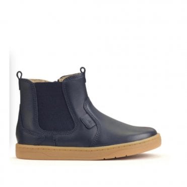 Energy Navy Leather Chelsea Boot