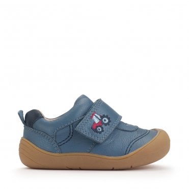 Harvest leather rip-tape baby first walking shoes
