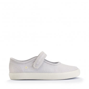 Lemonade girls single bar rip-tape canvas shoes