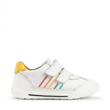 Roundabout Leather Rip-Tape Pre-School Casual Shoes