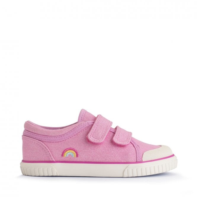 Start Rite Sandy Beach girls closed rip-tape canvas shoes