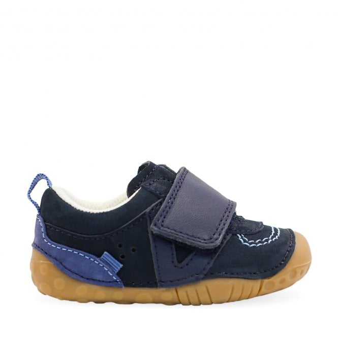 Start Rite Shuffle nubuck boys rip-tape pre-walkers