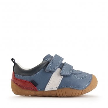 Zap leather/suede rip-tape baby pre-walkers