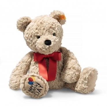 Jimmy Teddy Bear – Happy Birthday Beige
