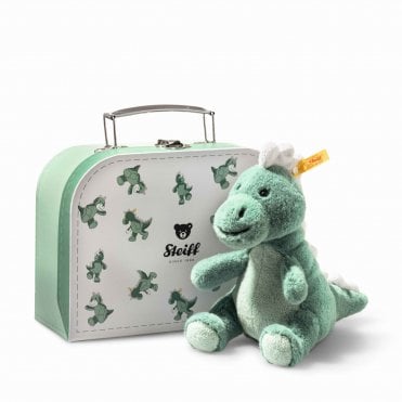 Joshi Baby T-Rex in Suitcase - Light Green