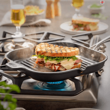 Ceramic coated griddle pan