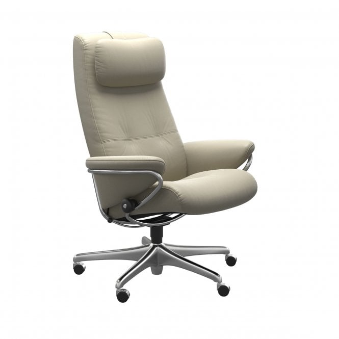 Stressless Berlin High Back Office Steel Chair (No Footstool)