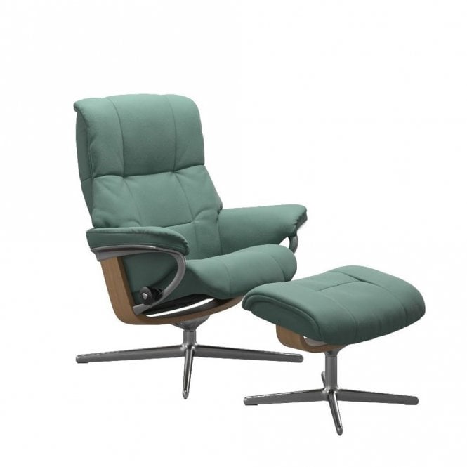 Stressless Mayfair Chair With Cross Base And Footstool