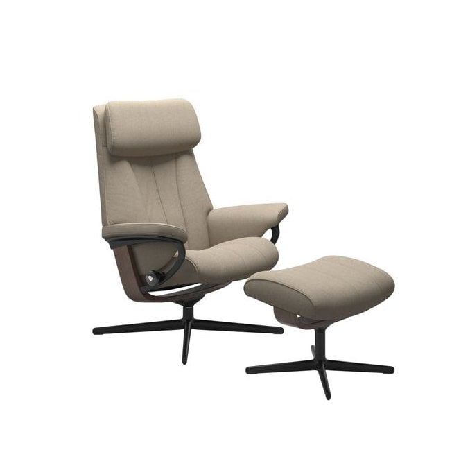 Stressless Paul Cross Recliner With Footstool