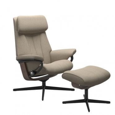 Paul Cross Recliner With Footstool