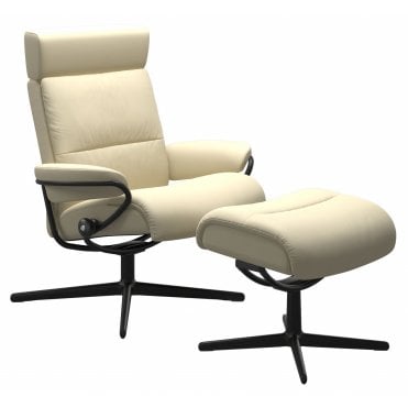 Tokyo Adjustable Headrest Urban Cross Chair (No Footstool)