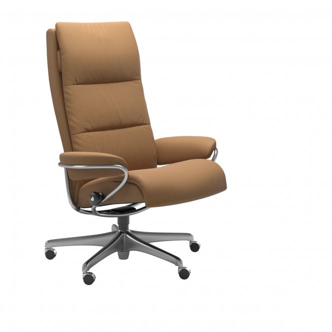 Stressless Tokyo High Back Office Steel Chair (No Footstool)
