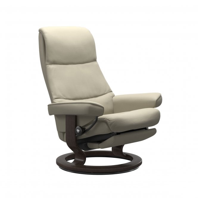 Stressless View Recliner Chair With Classic Base (No stool)