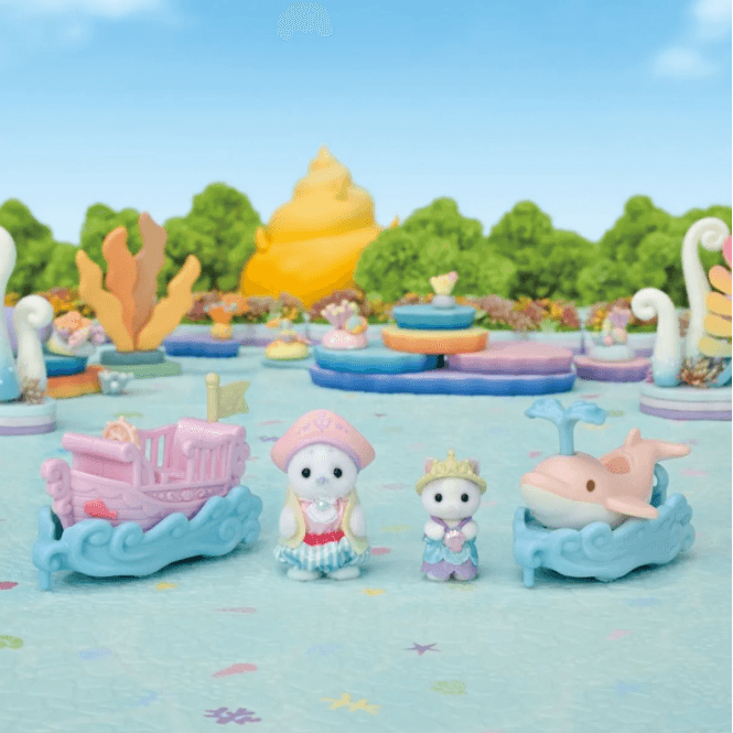 Sylvanian Families Amusement Park Ride Set - Ride the Waves