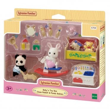Babys Toy Box - Snow Rabbit & Panda Babies