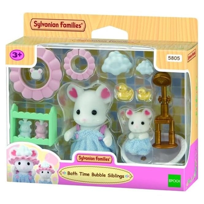 Sylvanian Families Bath Time Bubble Siblings